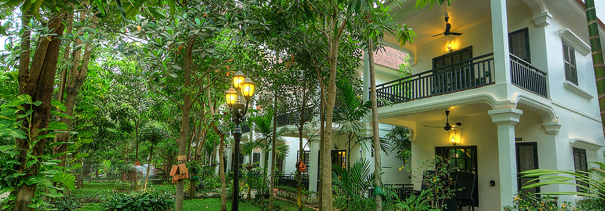 The ground view inside the Resort